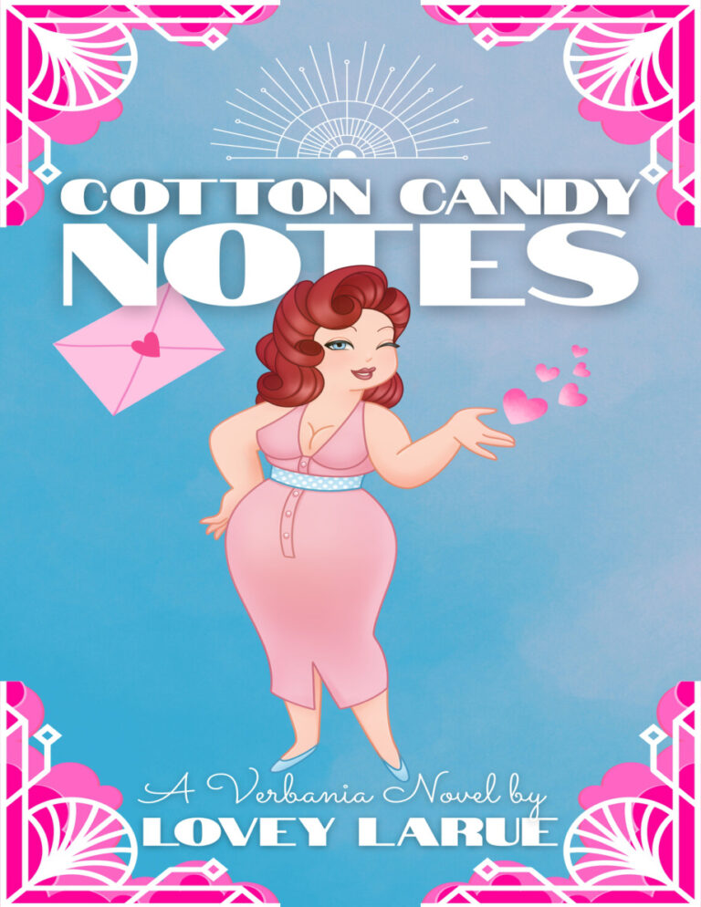 Cotton Candy Notes Lovey LaRue Kitap Kapağı