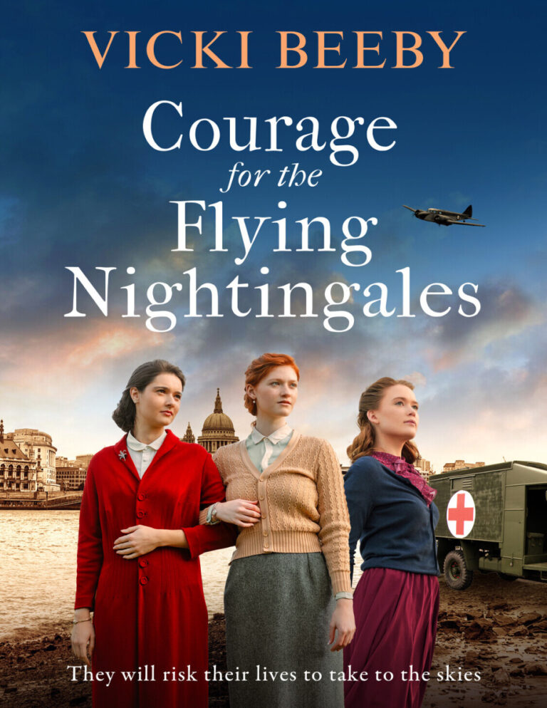 Courage for the Flying Nightingales Vicki Beeby Kitap Kapağı