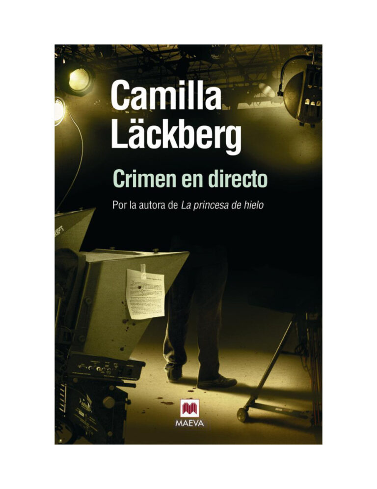 Crimen En Directo Lackberg Camilla Kitap Kapağı