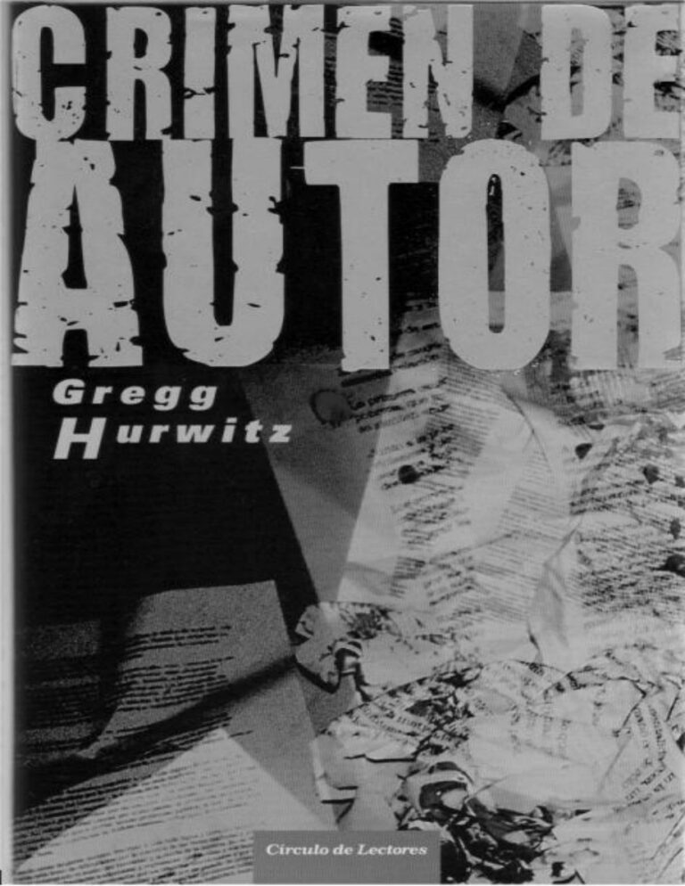 Crimen de autor Hurwitz Gregg Kitap Kapağı