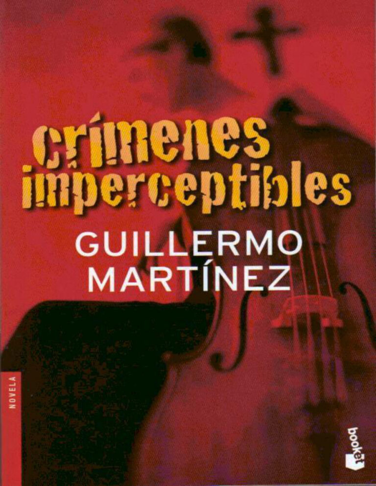 Crimenes Imperceptibles Martinez Guillermo Kitap Kapağı