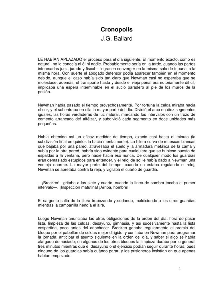 Cronopolis J G Ballard Kitap Kapağı