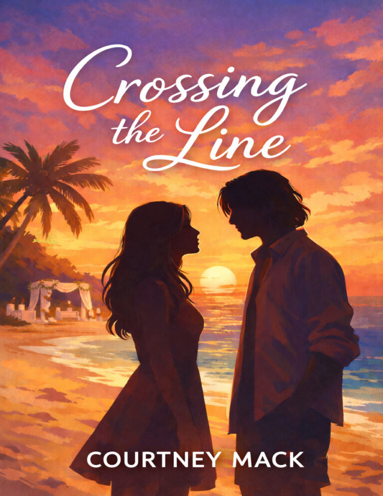 Crossing the Line Courtney Mack Kitap Kapağı