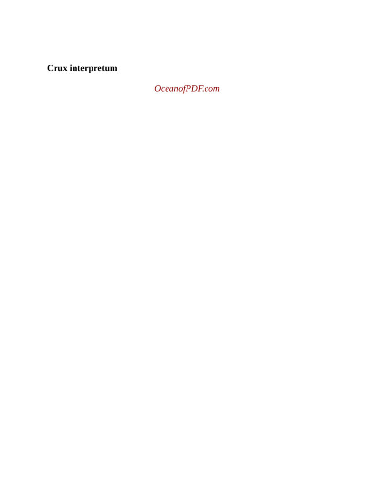 Crux interpretum German Edition Uta Heil Kitap Kapağı