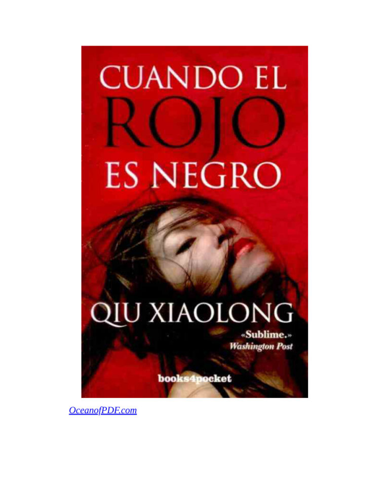 Cuando el rojo es negro Xiaolong Qiu Kitap Kapağı