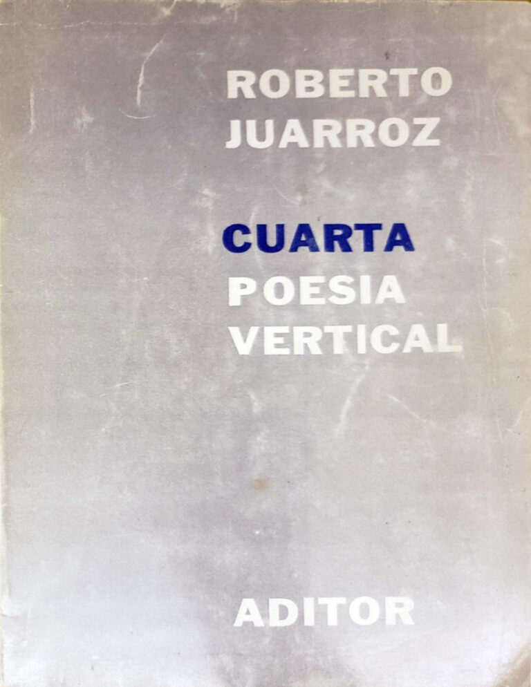 Cuarta Poesia Vertical Spanish Edition Roberto Juarroz Kitap Kapağı