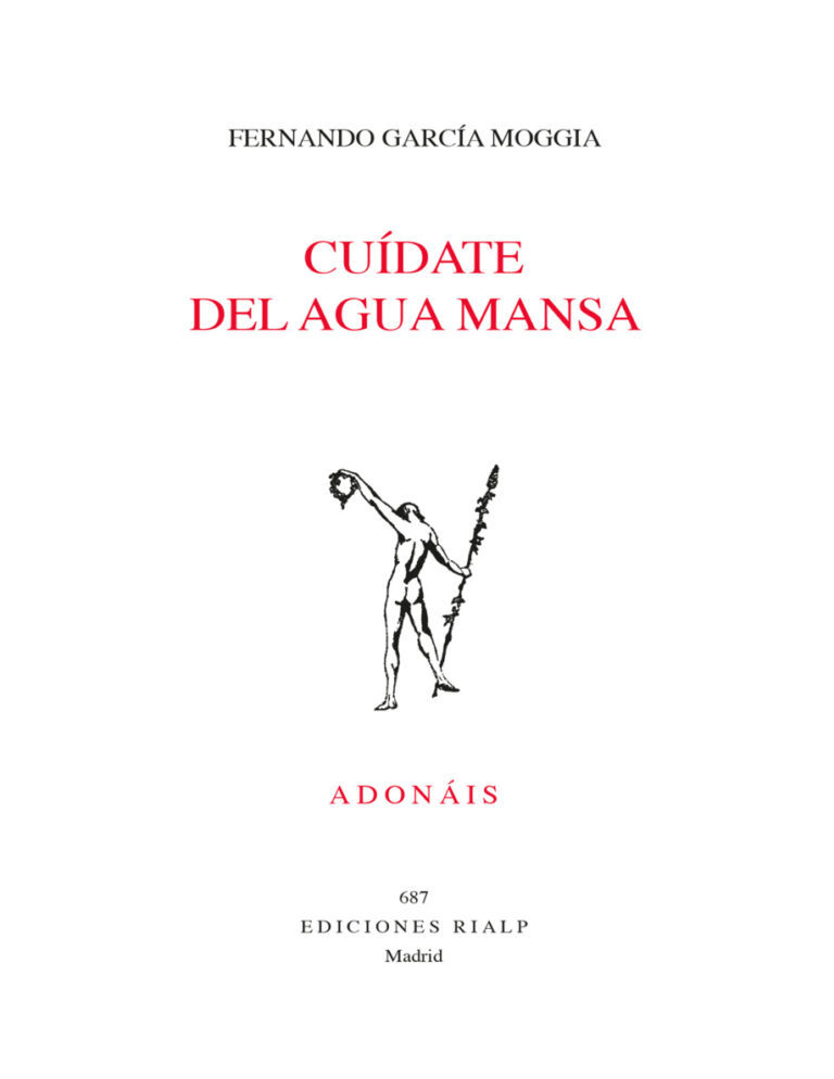 Cuidate del agua mansa Spanish Edition Fernando Garcia Moggia Kitap Kapağı