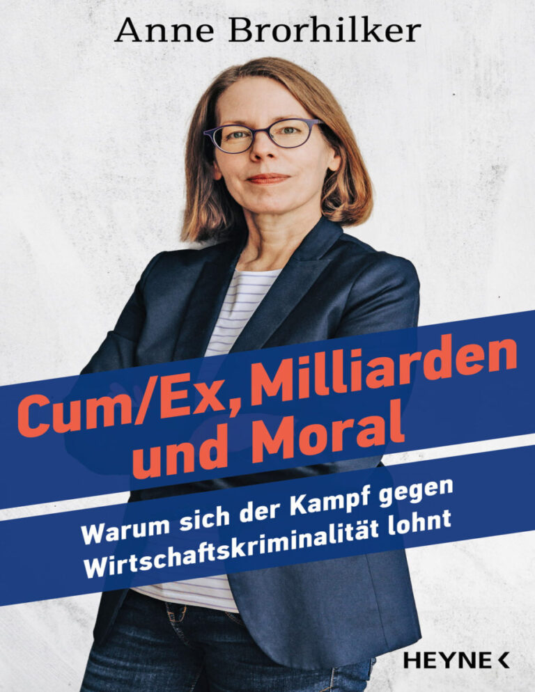 CumEx Milliarden und Moral German Edition Anne Brorhilker Kitap Kapağı