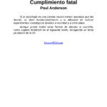 Cumplimiento Fatal Poul Anderson Kitap Kapağı