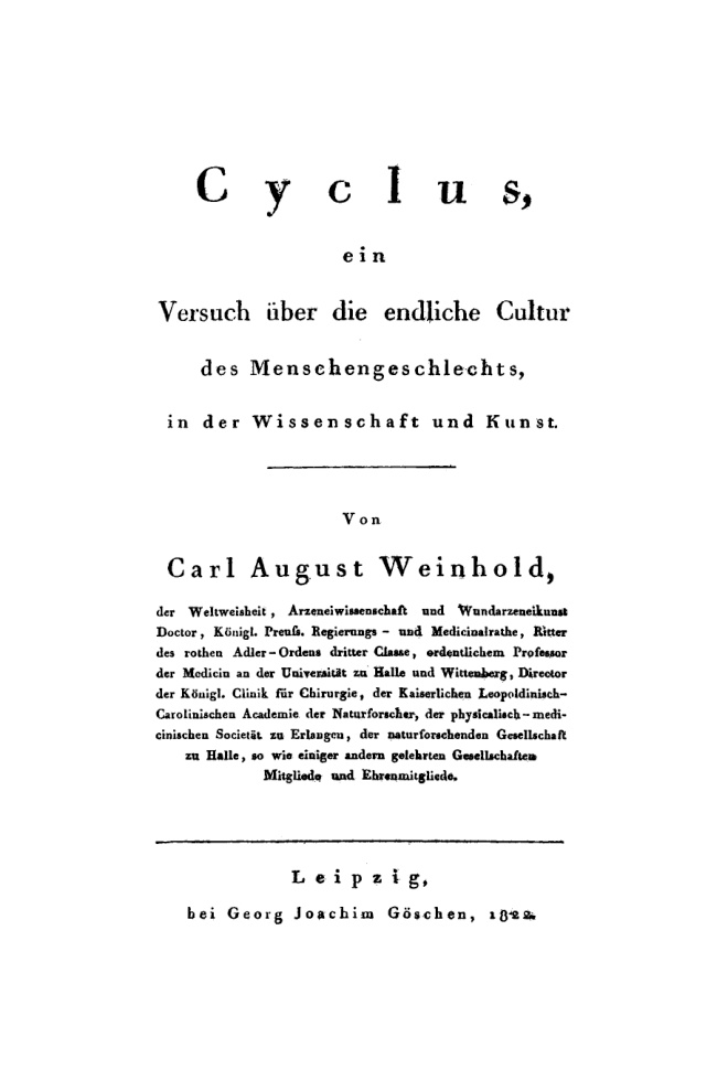 Cyclus German Edition Carl August Weinhold Kitap Kapağı