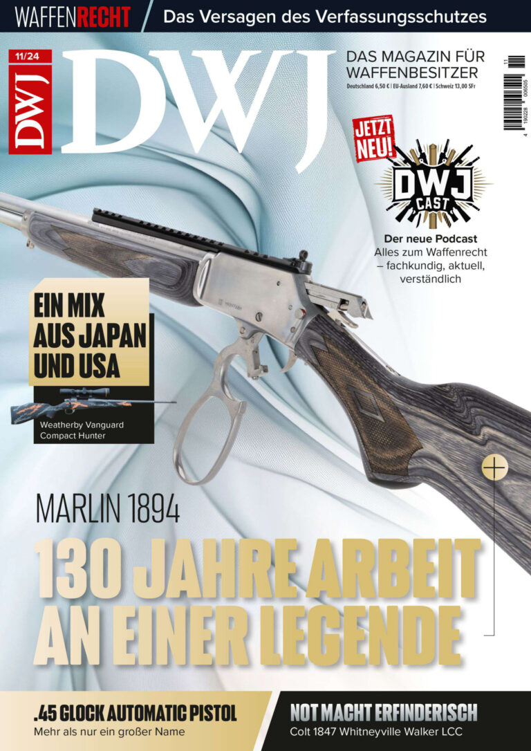 DWJ Magazin fur Waffenbesitzer November 2024 GER DWJ Kitap Kapağı