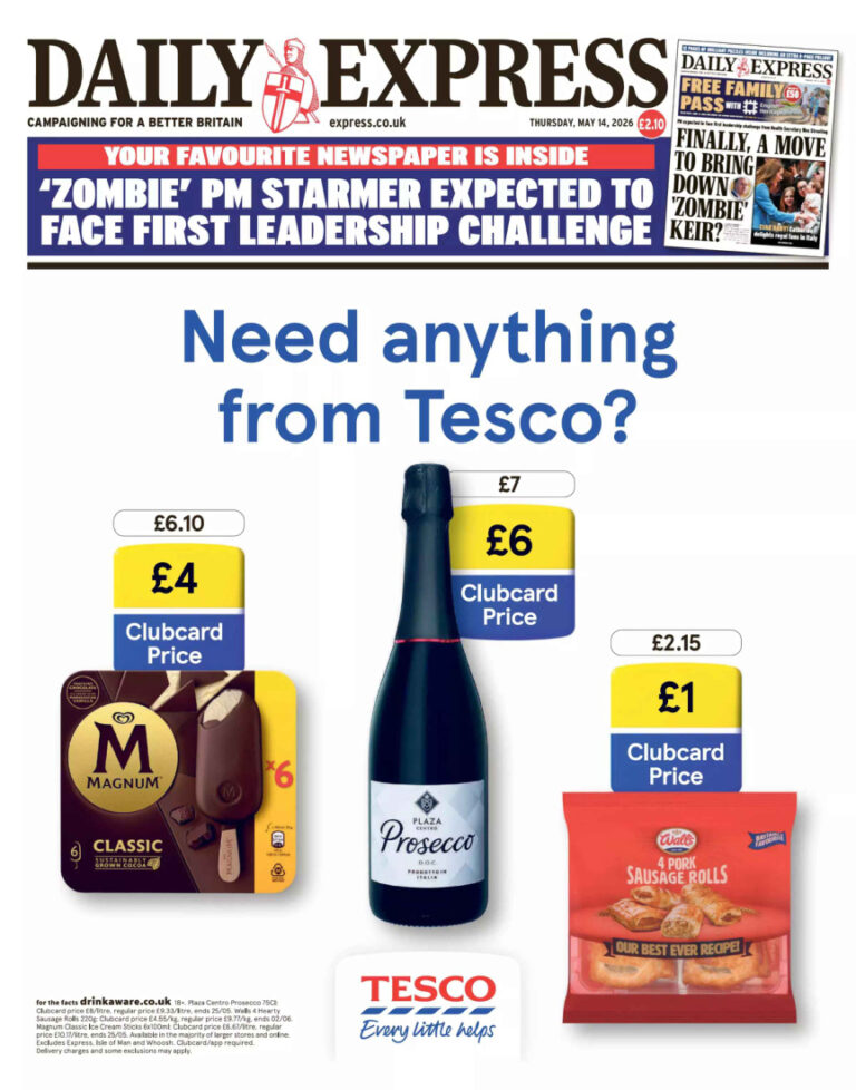 Daily Express 14 May 2026 Daily Express Kitap Kapağı