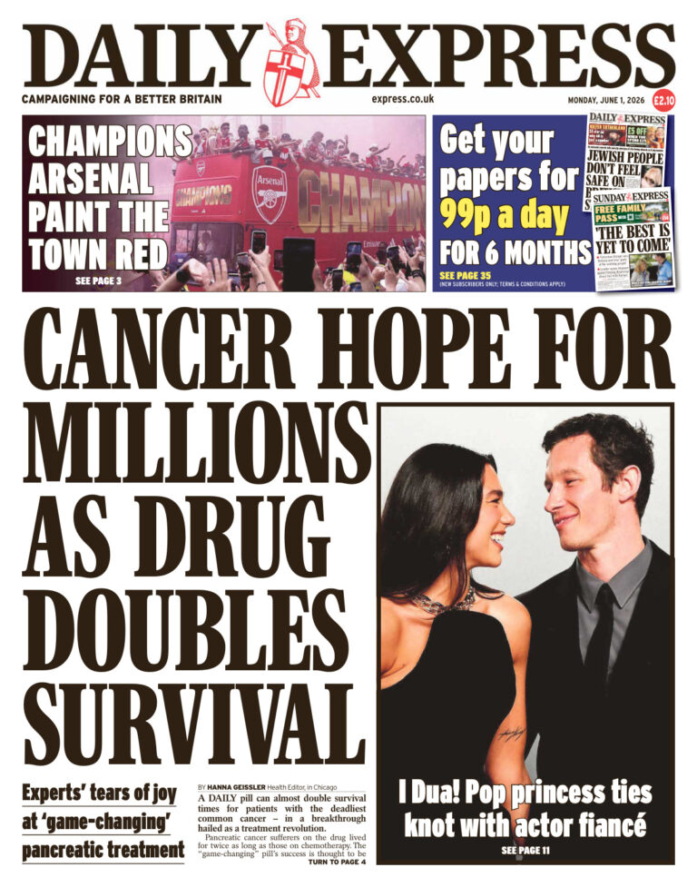 Daily Express – June 01 2026 PDF Download – Various Authors