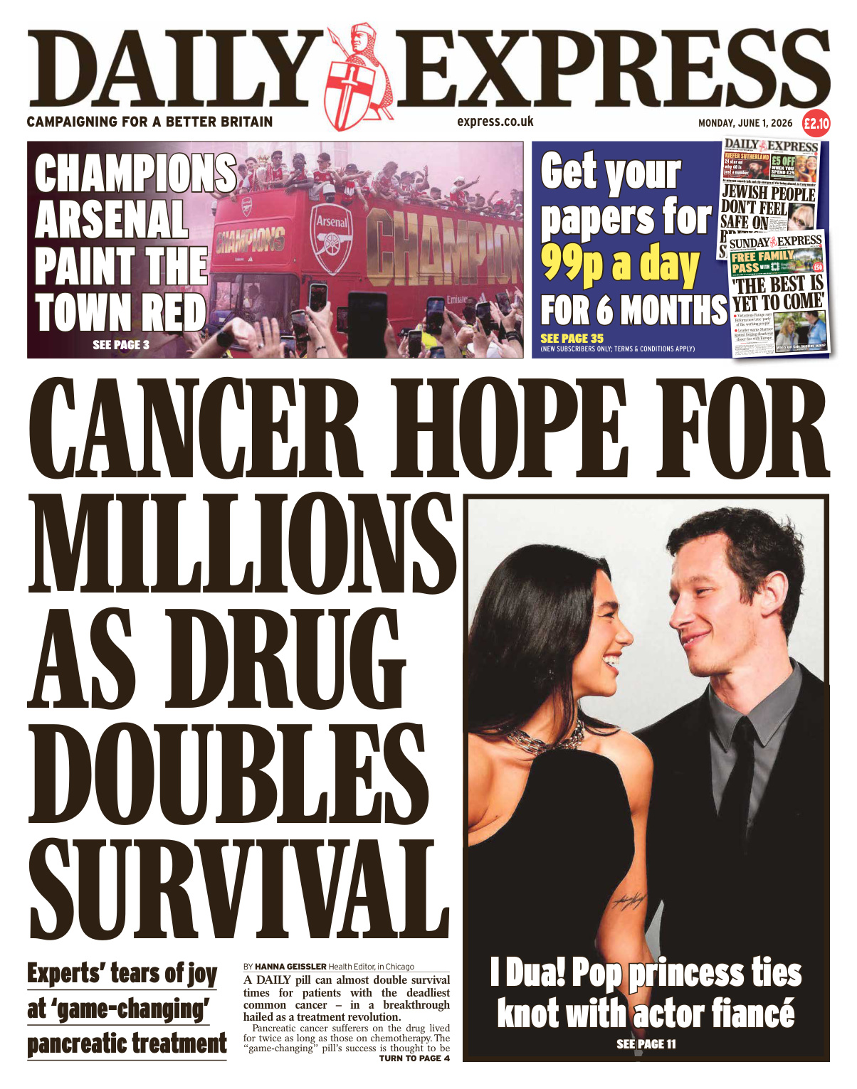 Daily Express - June 01 2026 PDF Download