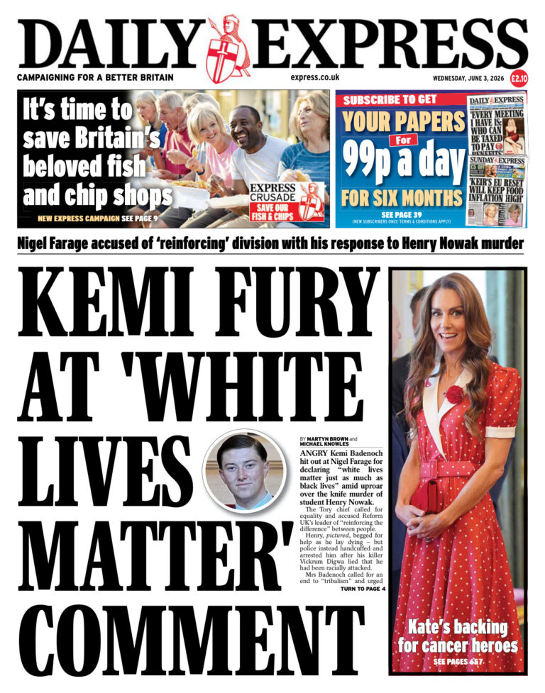 Daily Express – June 03 2026 PDF Download – Various Authors