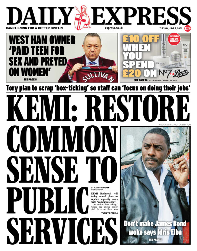 Daily Express June 09 2026 Daily Express Kitap Kapağı