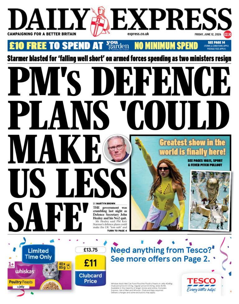 Daily Express June 12 2026 Daily Express Kitap Kapağı