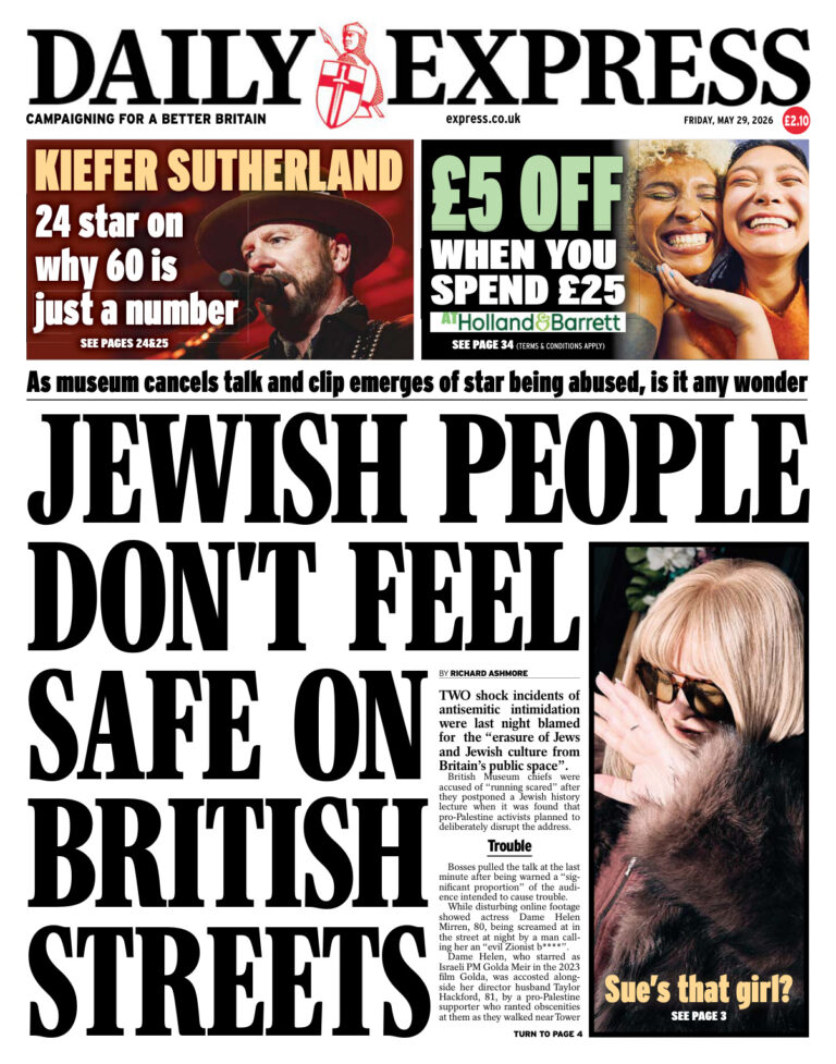 Daily Express May 29 2026 Daily Express Kitap Kapağı