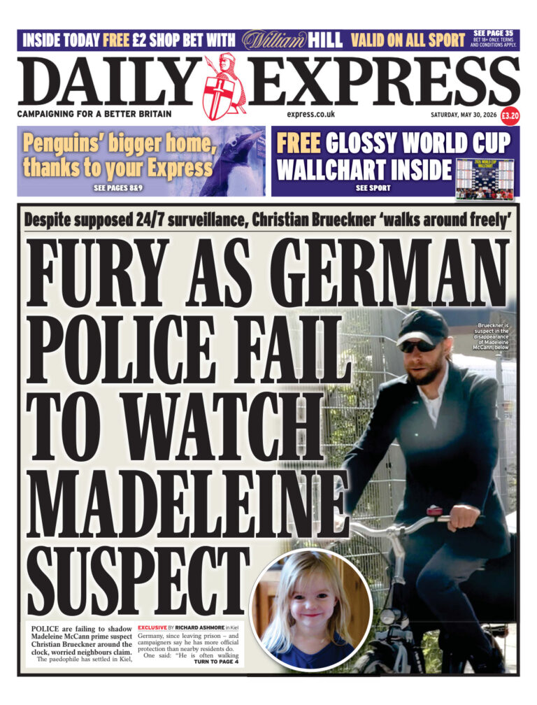 Daily Express May 30 2026 Daily Express Kitap Kapağı