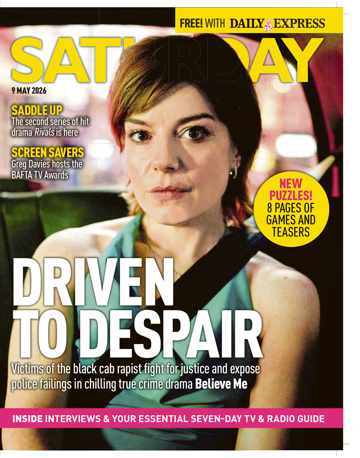 Daily Express Saturday Magazine 9 May 2026 Daily Express Saturday Magazine Kitap Kapağı