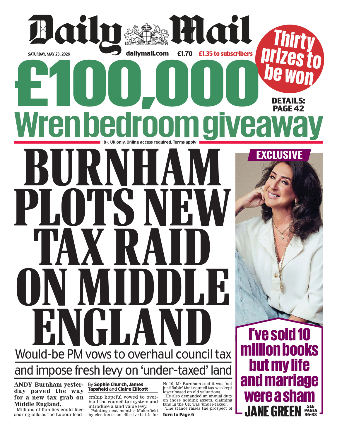 Daily Mail (23 May 2026) PDF Download