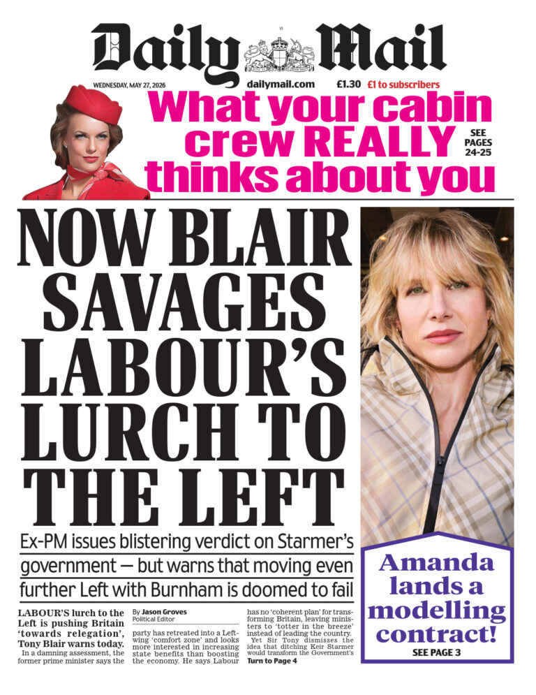 Daily Mail 27 May 2026 Daily Mail Kitap Kapağı