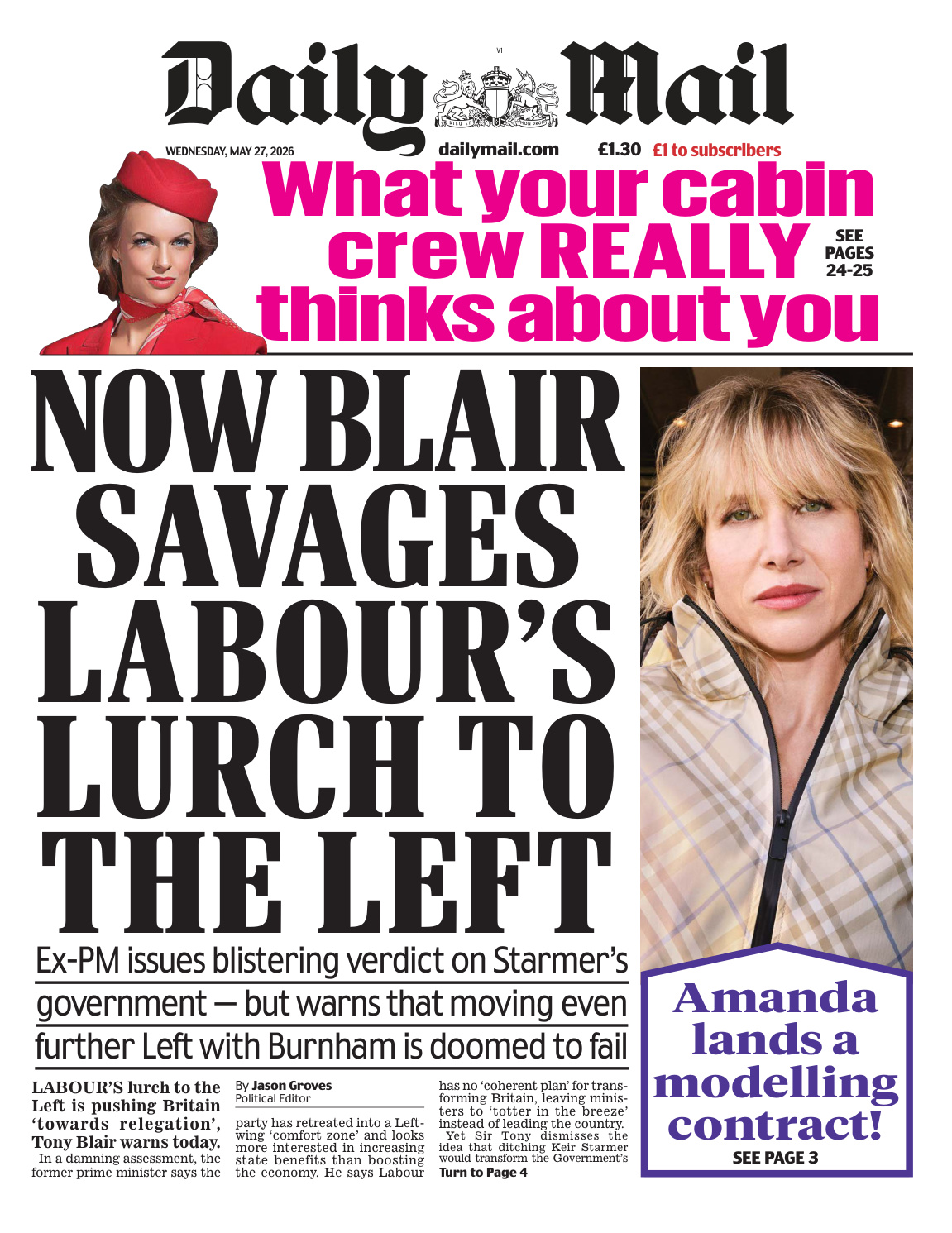 Daily Mail 27 May 2026 Daily Mail Kitap Kapağı