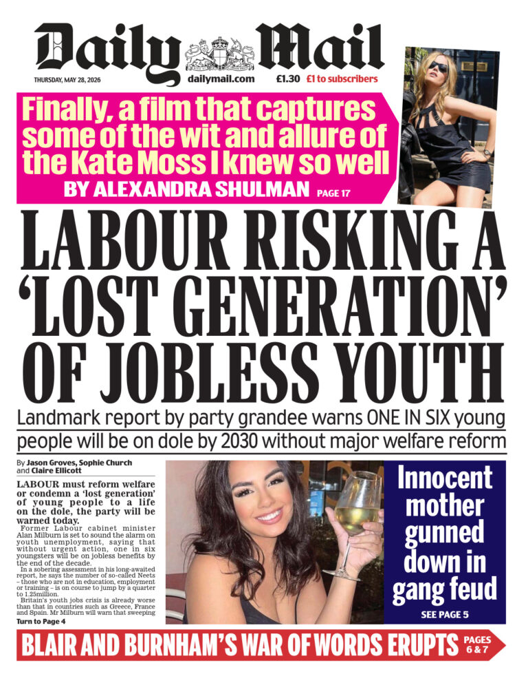 Daily Mail 28 May 2026 Daily Mail Kitap Kapağı