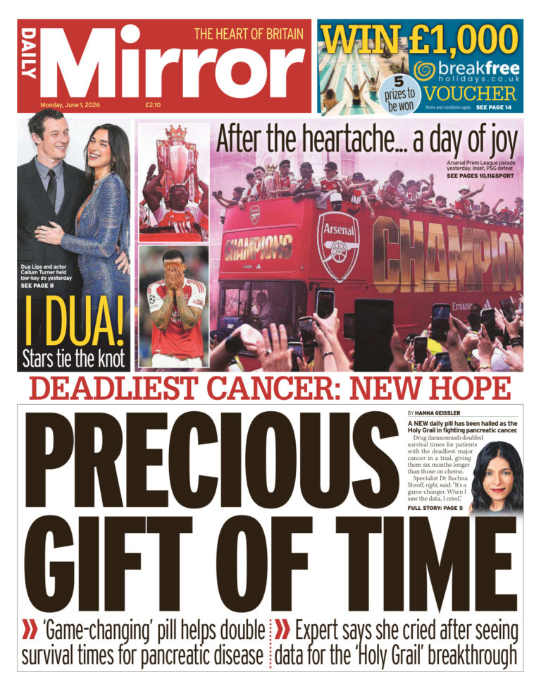 Daily Mirror – June 01 2026 PDF Download – Various Authors