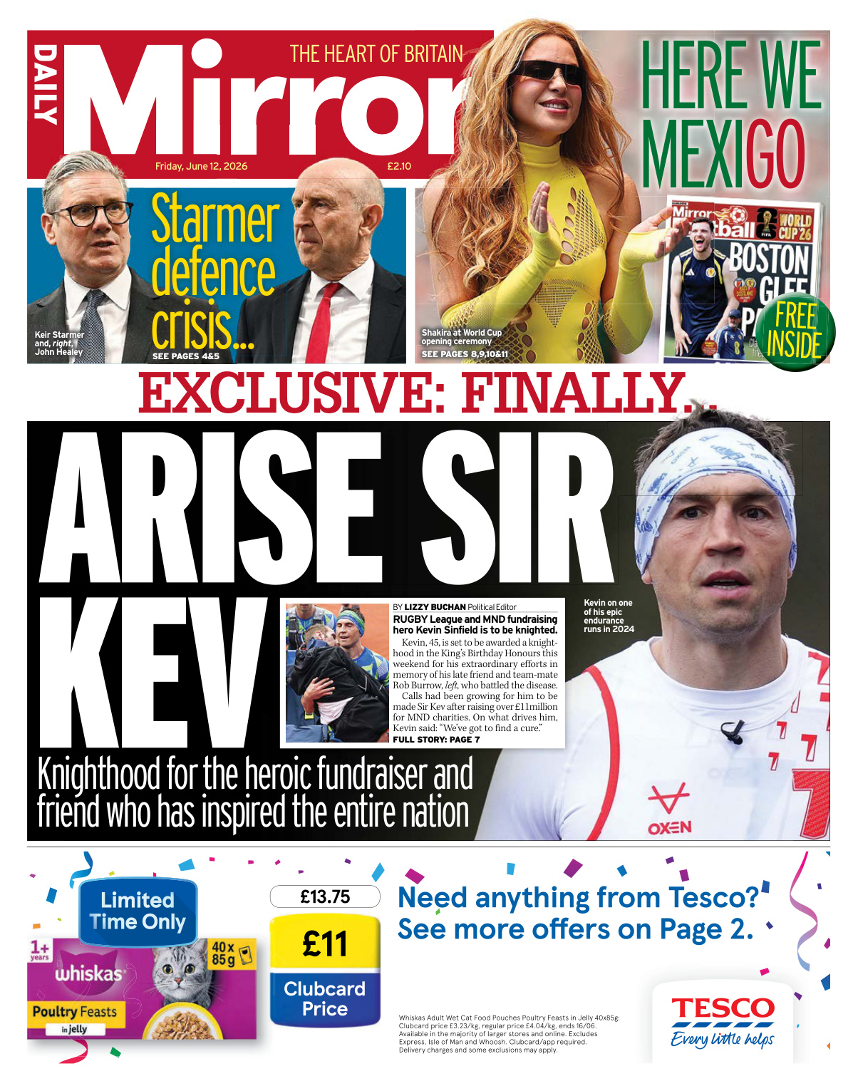 Daily Mirror June 12 2026 Daily Mirror Kitap Kapağı