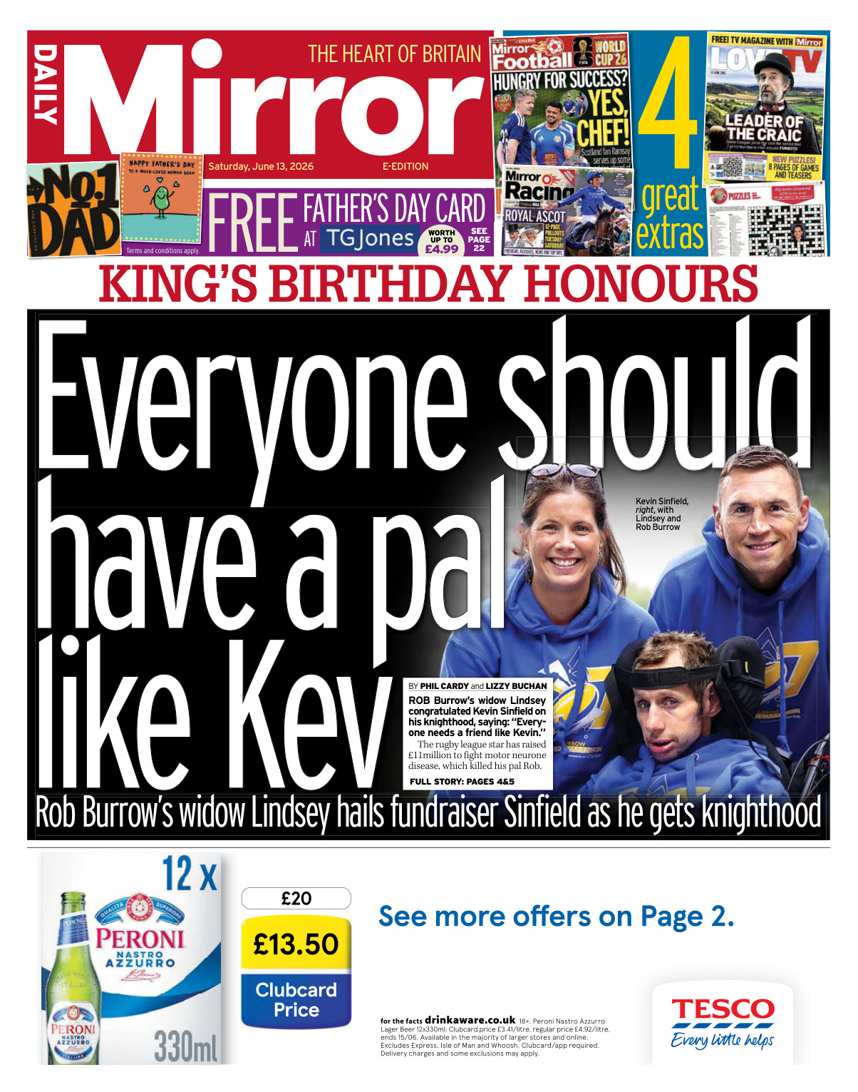 Daily Mirror June 13 2026 Daily Mirror Kitap Kapağı