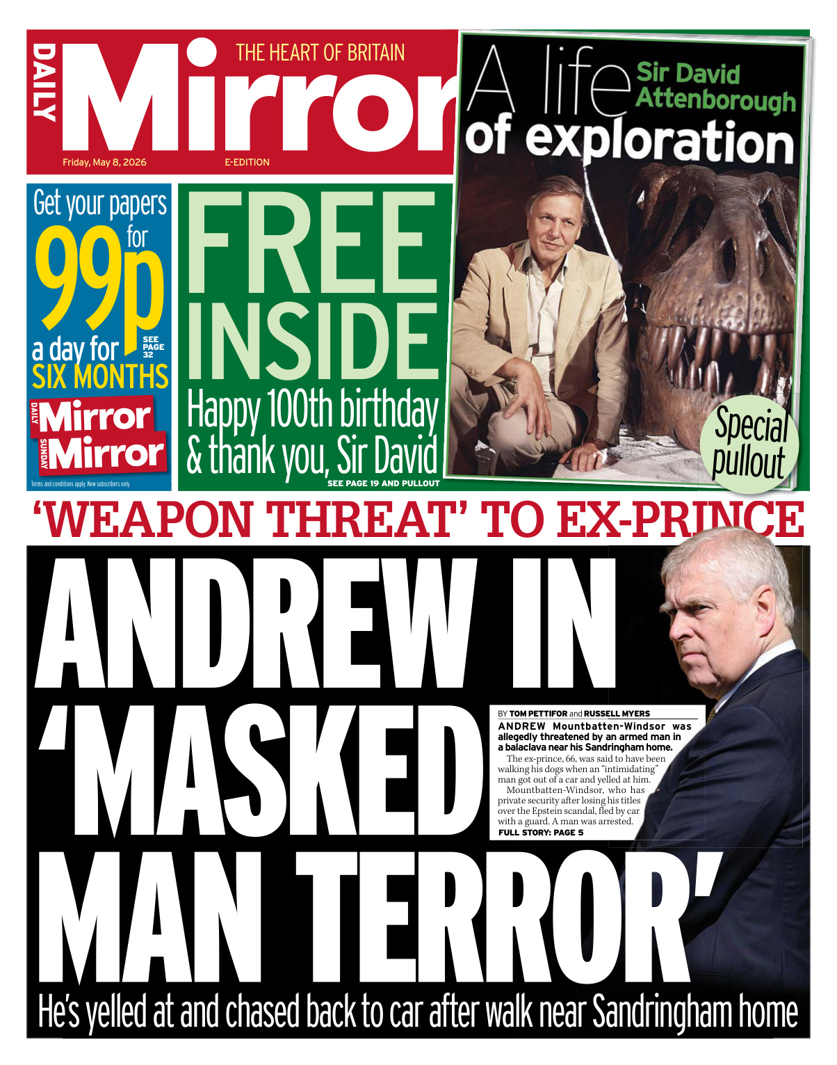 Daily Mirror May 08 2026 Daily Mirror Kitap Kapağı