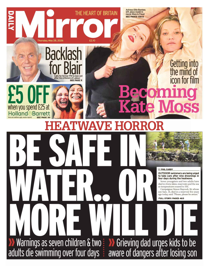 Daily Mirror May 28 2026 Daily Mirror Kitap Kapağı