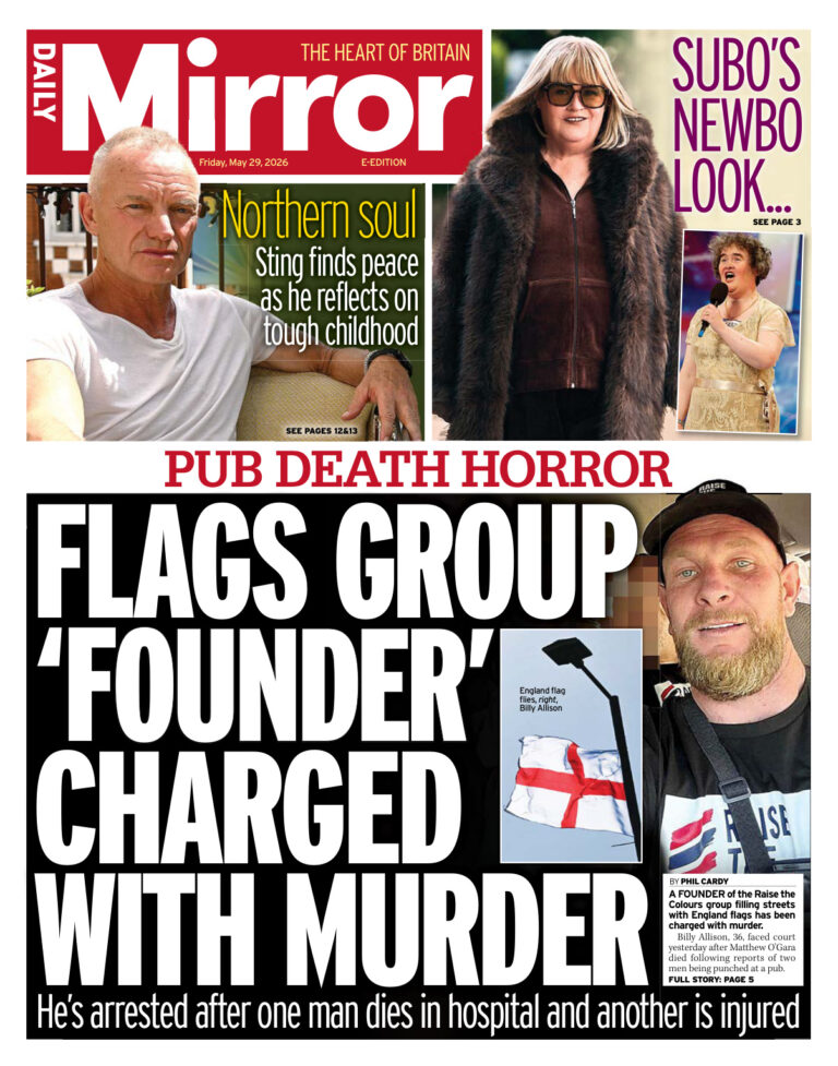 Daily Mirror May 29 2026 Daily Mirror Kitap Kapağı