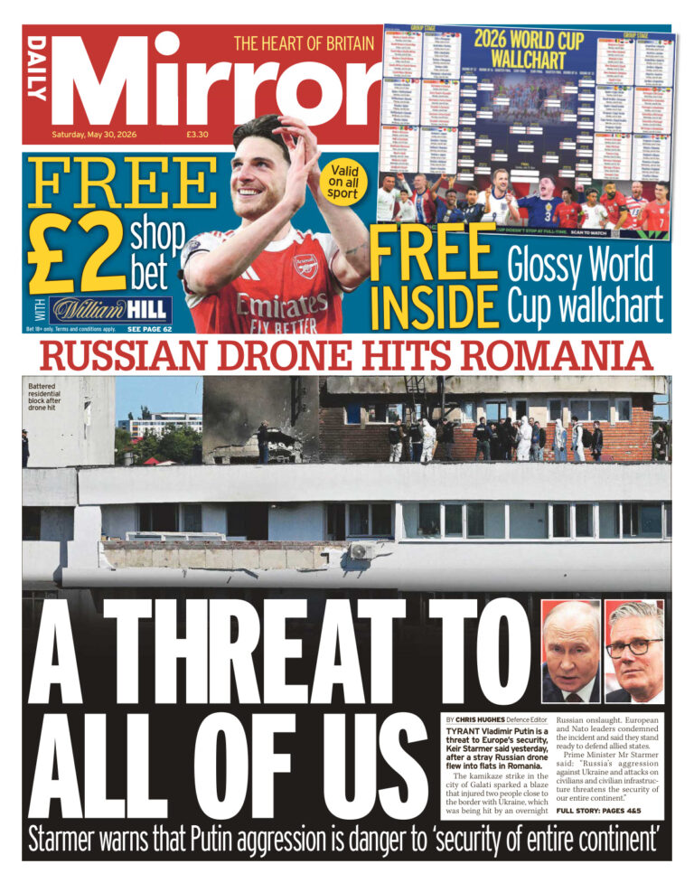 Daily Mirror May 30 2026 Daily Mirror Kitap Kapağı