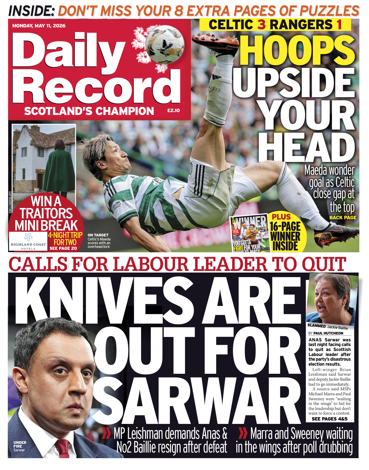 Daily Record 11 May 2026 Daily Record Kitap Kapağı