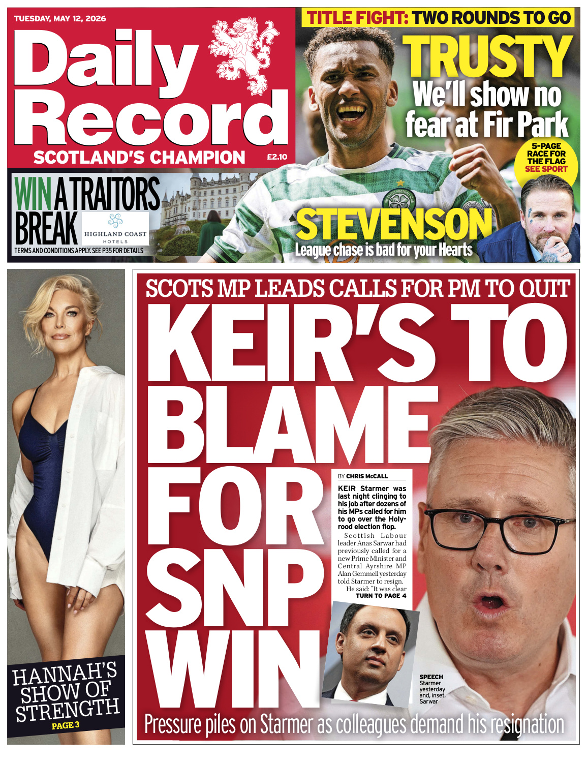 Daily Record 12 May 2026 Daily Record Kitap Kapağı