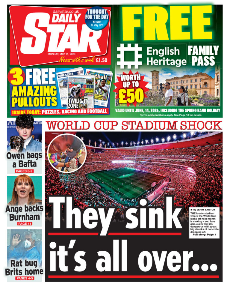 Daily Star 11 May 2026 Daily Star Kitap Kapağı