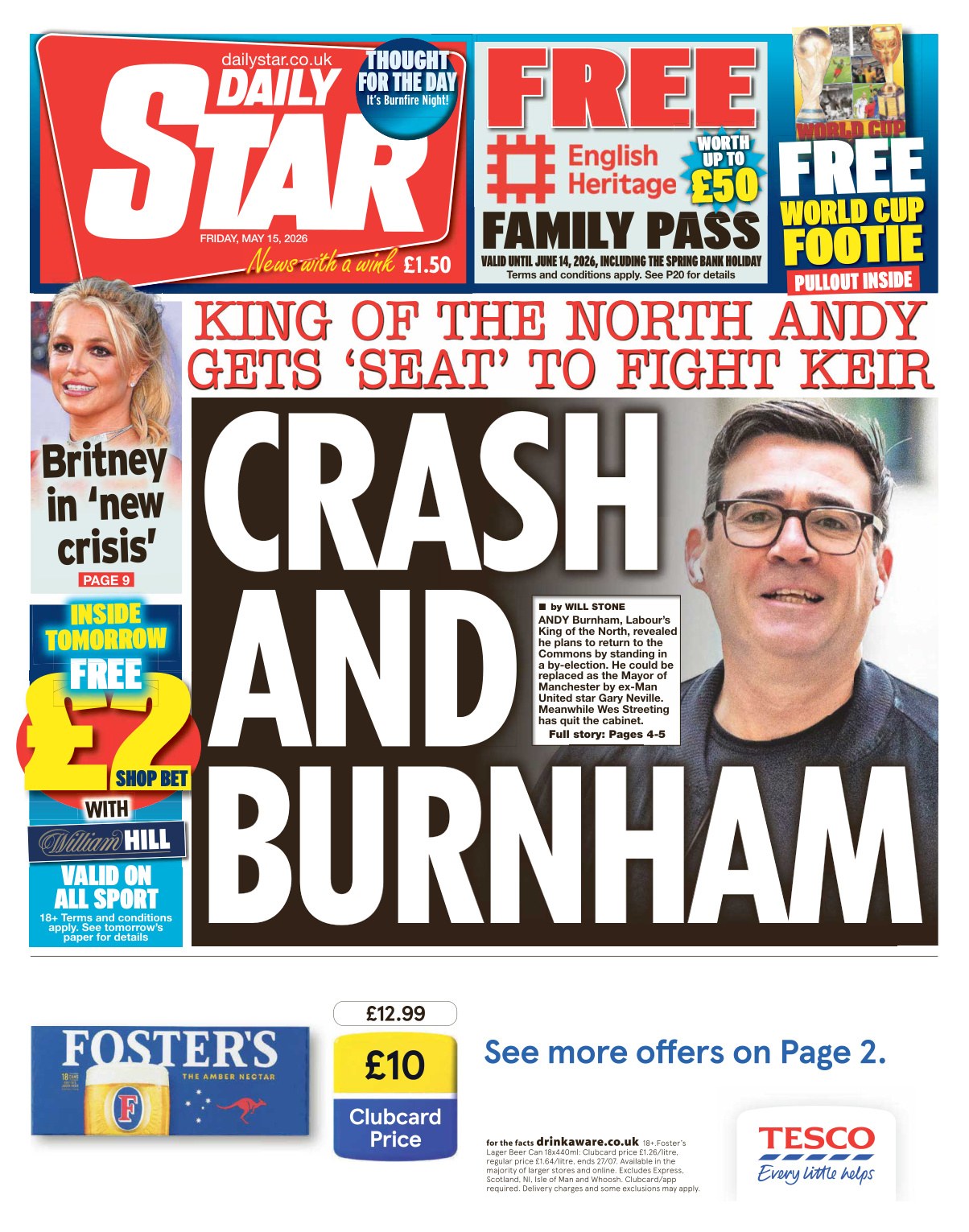 Daily Star 15 May 2026 Daily Star Kitap Kapağı
