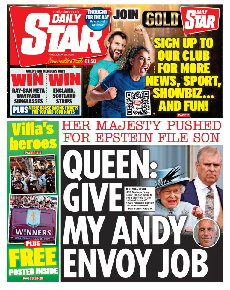 Daily Star 22 May 2026 Daily Star Kitap Kapağı