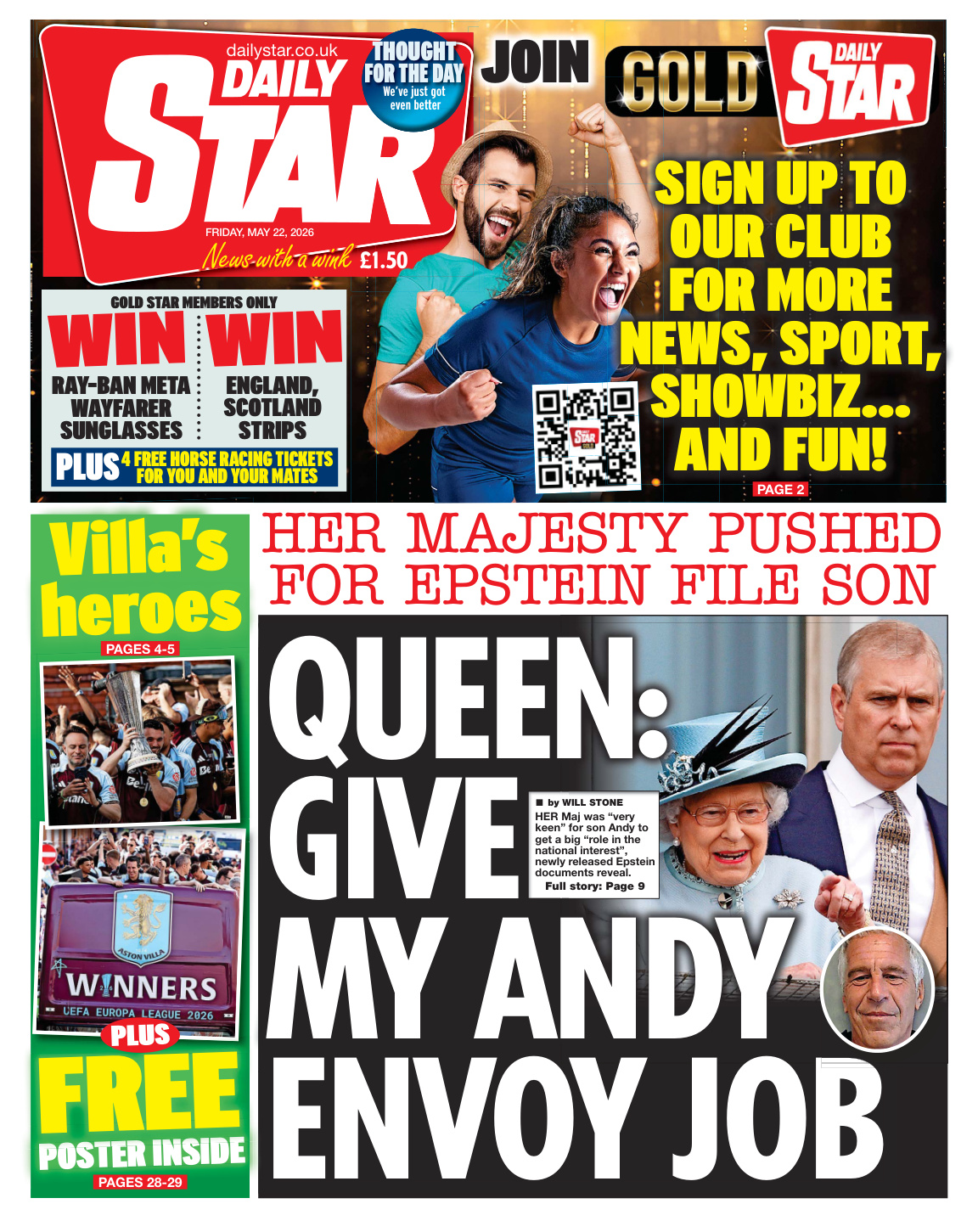 Daily Star 22 May 2026 Daily Star Kitap Kapağı