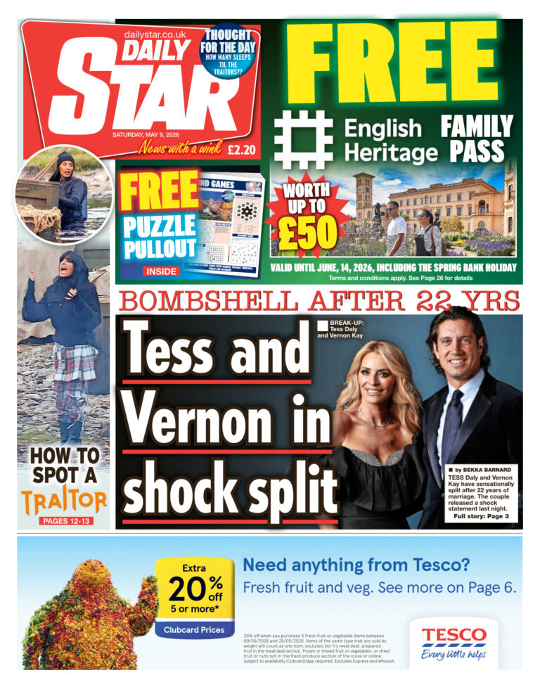 Daily Star 9 May 2026 Daily Star Kitap Kapağı