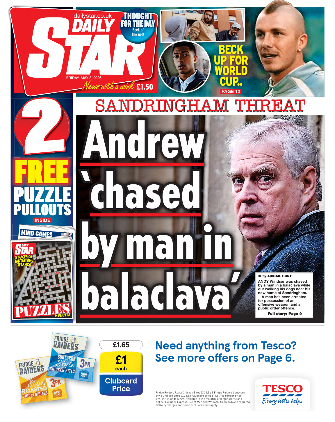 Daily Star May 08 2026 Daily Star Kitap Kapağı