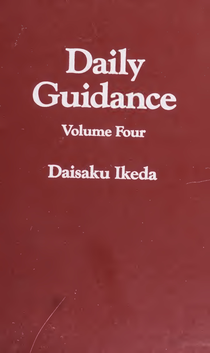 Daily guidance Ikeda daisaku Kitap Kapağı