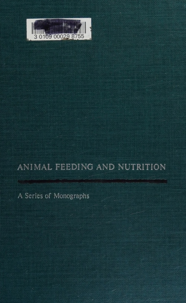 Dairy Cattle Feeding and Nutrition W J Miller Kitap Kapağı