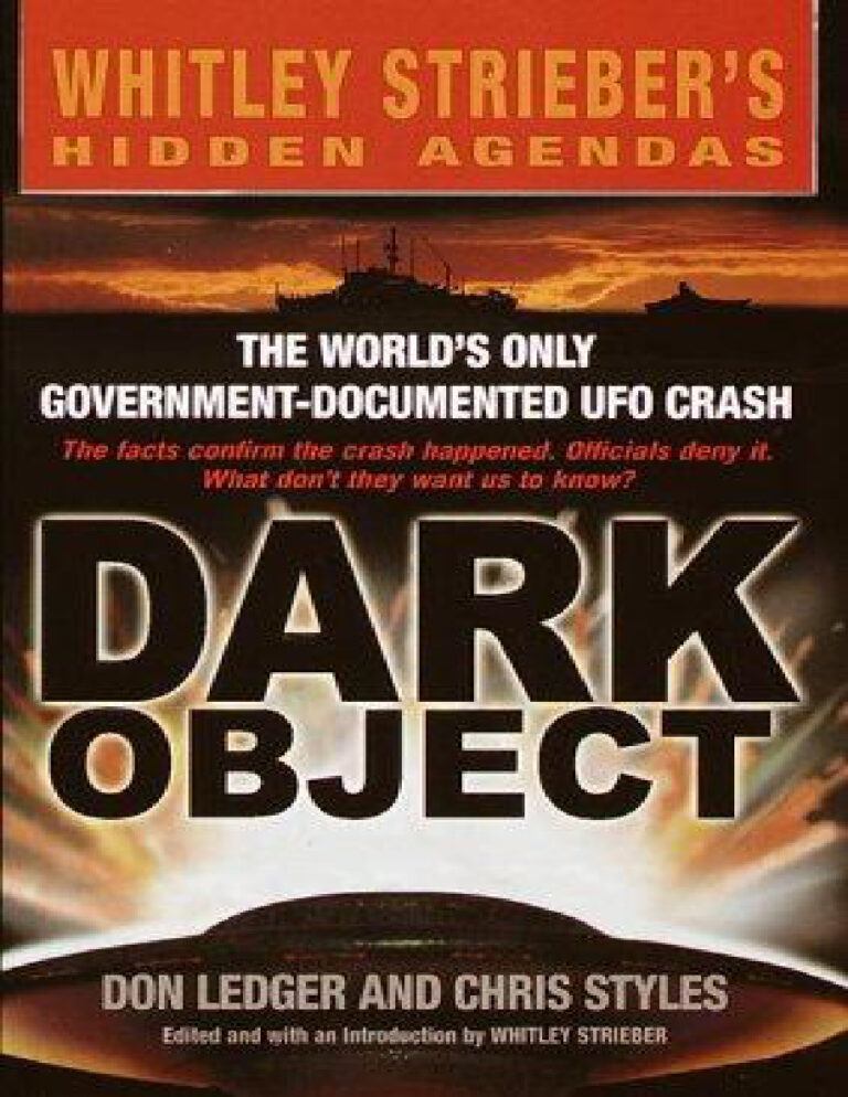 Dark Oblect Chris Styles Kitap Kapağı