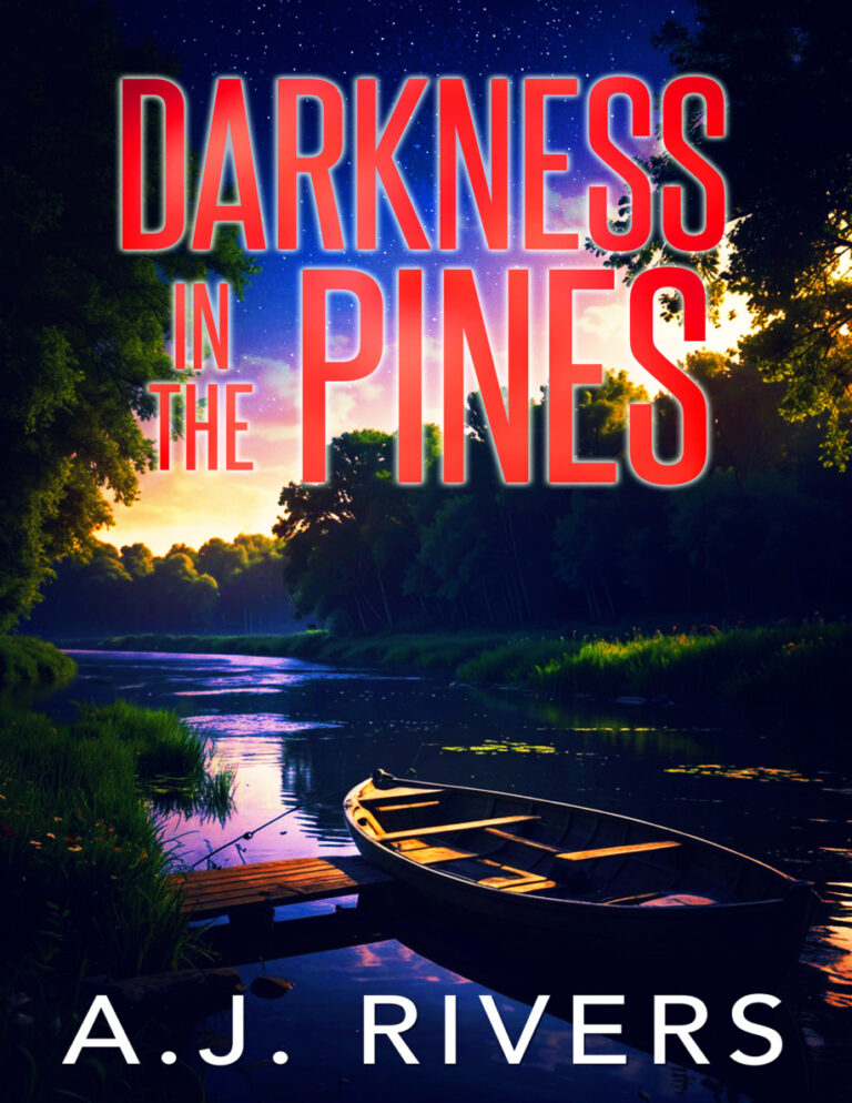 Darkness in the pines AJ Rivers Kitap Kapağı