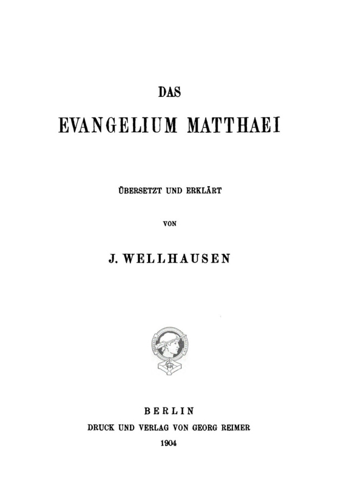 Das Evangelium Matthaei German Edition Matthaeus Kitap Kapağı
