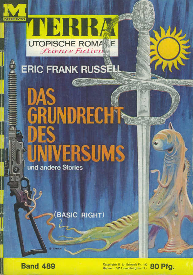 Das Grundrecht des Universums German Edition Terra 489 Kitap Kapağı