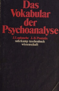 Das Vokabular der Psychoanalyse German Edition Laplanche Kitap Kapağı